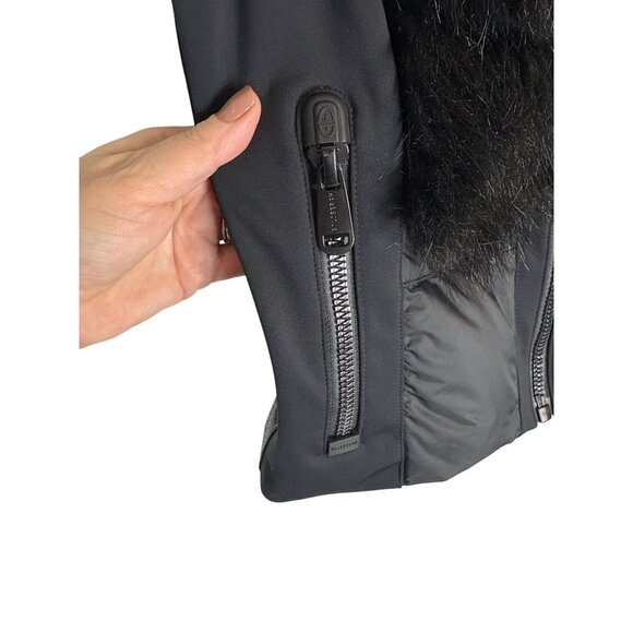 Goldbergh Chic Faux Fur Down Vest Black-sz US 8 - Picture 8 of 16